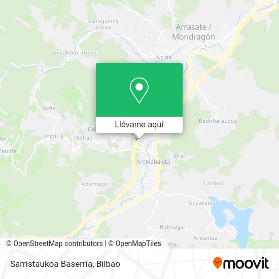 Mapa Sarristaukoa Baserria