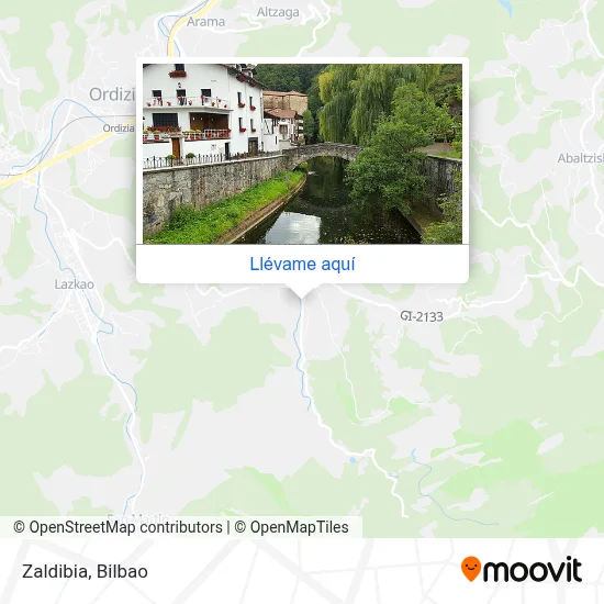 Mapa Zaldibia