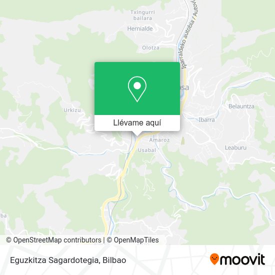 Mapa Eguzkitza Sagardotegia