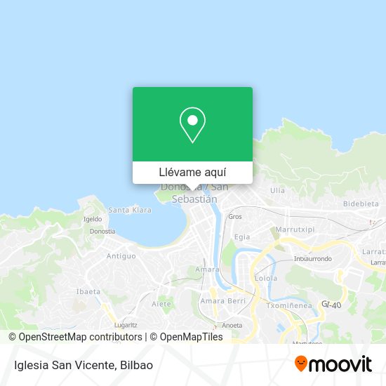 Mapa Iglesia San Vicente