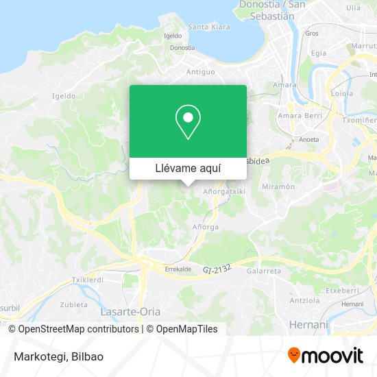Mapa Markotegi