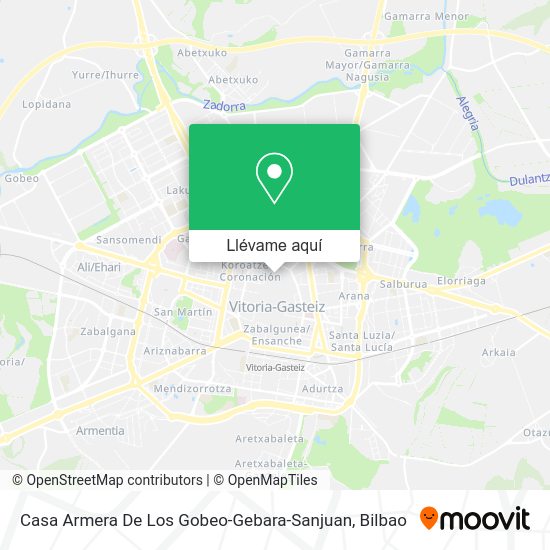 Mapa Casa Armera De Los Gobeo-Gebara-Sanjuan
