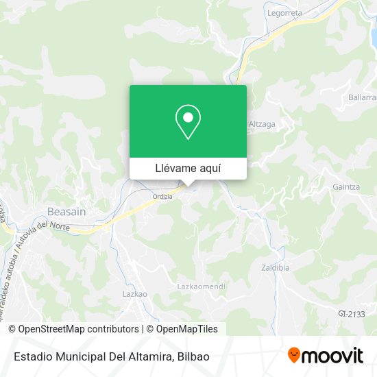 Mapa Estadio Municipal Del Altamira