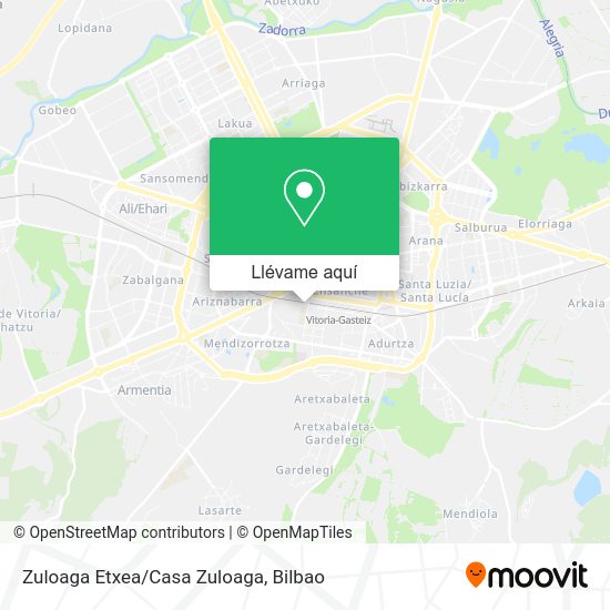 Mapa Zuloaga Etxea/Casa Zuloaga
