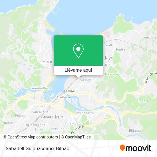 Mapa Sabadell Guipuzcoano
