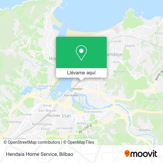Mapa Hendaia Home Service