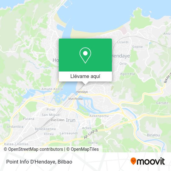 Mapa Point Info D'Hendaye