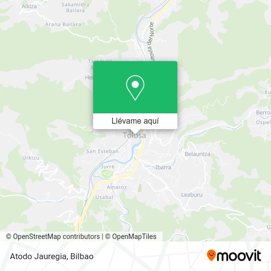 Mapa Atodo Jauregia