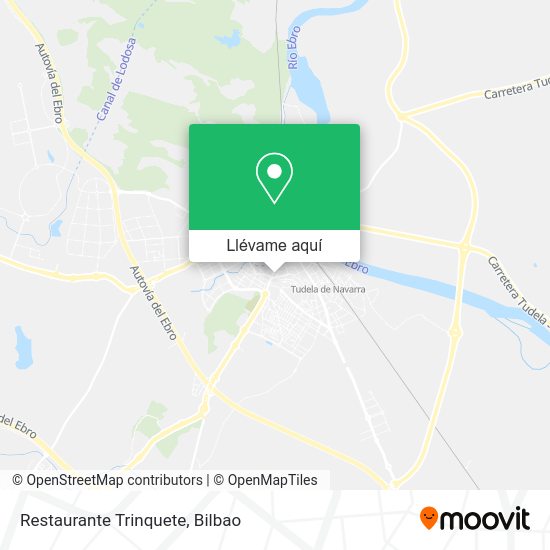 Mapa Restaurante  Trinquete