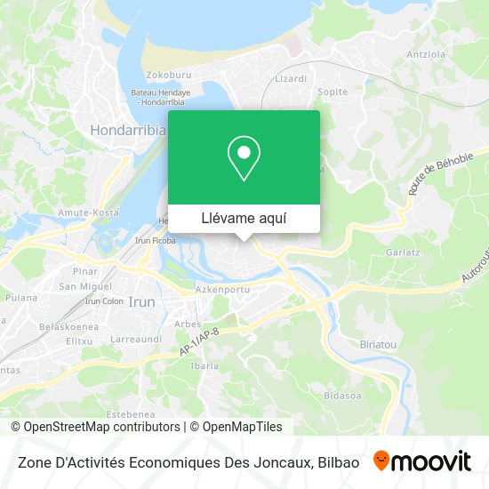 Mapa Zone D'Activités Economiques Des Joncaux