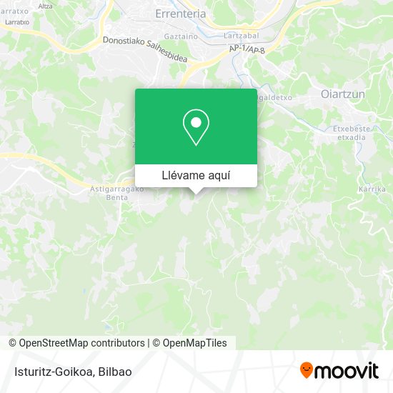 Mapa Isturitz-Goikoa