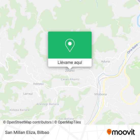 Mapa San Millan Eliza