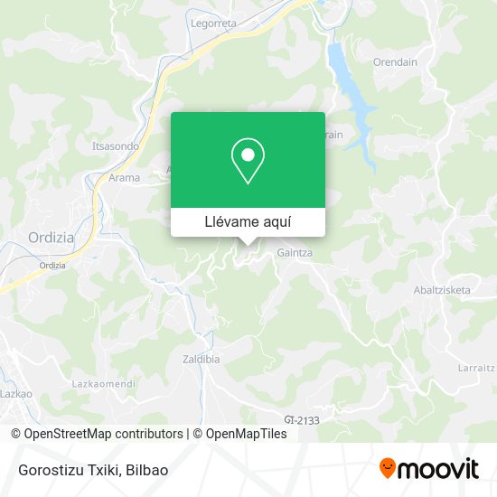 Mapa Gorostizu Txiki