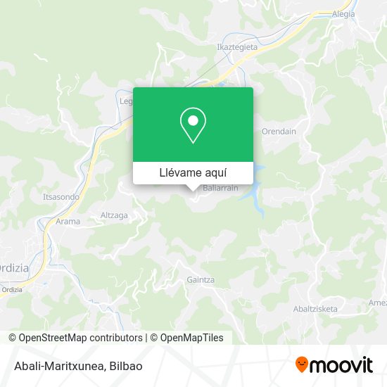 Mapa Abali-Maritxunea