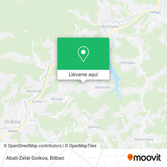 Mapa Abali-Zelai Goikoa