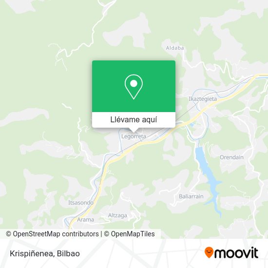 Mapa Krispiñenea