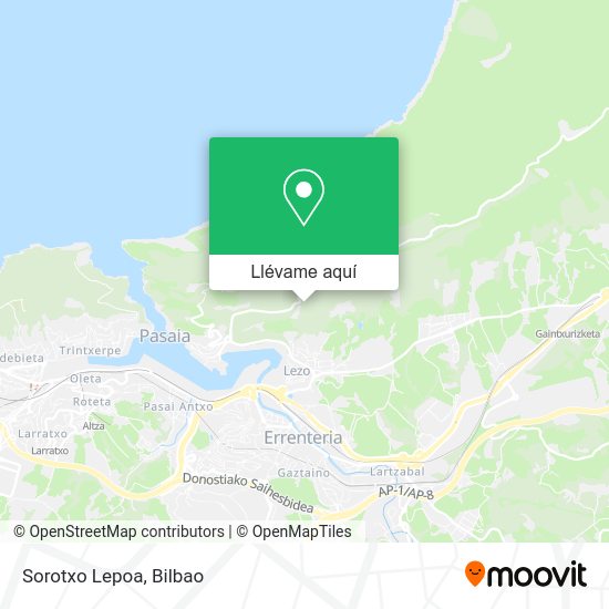 Mapa Sorotxo Lepoa