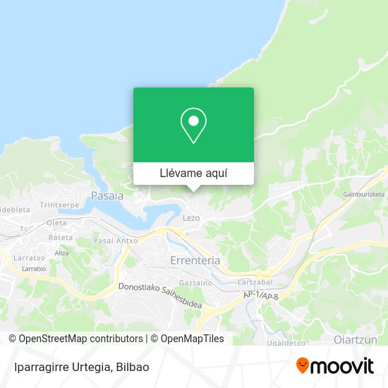 Mapa Iparragirre Urtegia
