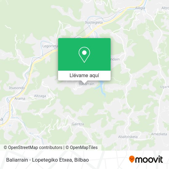 Mapa Baliarrain - Lopetegiko Etxea