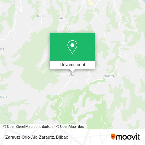 Mapa Zarautz-Orio-Aia-Zarautz