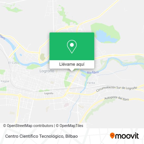 Mapa Centro Científico Tecnológico