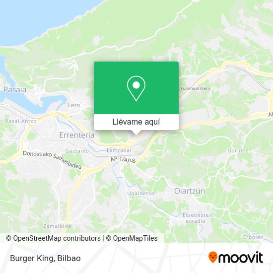 Mapa Burger King