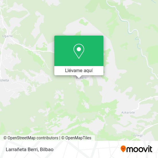 Mapa Larrañeta Berri