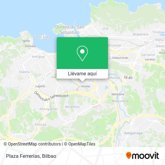 Mapa Plaza Ferrerías