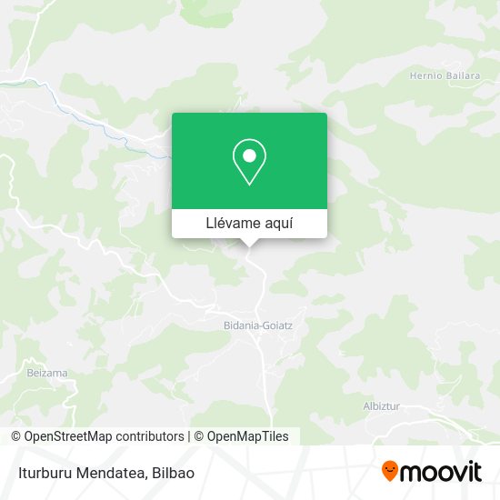 Mapa Iturburu Mendatea