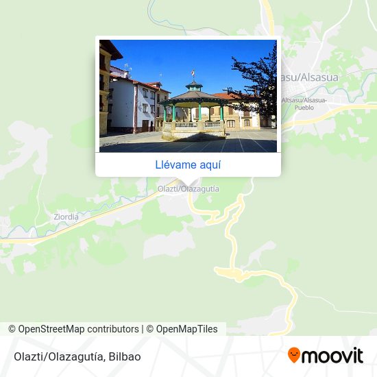 Mapa Olazti/Olazagutía