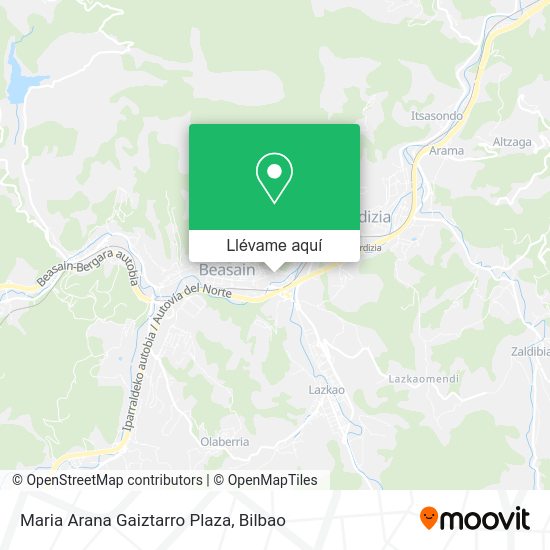 Mapa Maria Arana Gaiztarro Plaza
