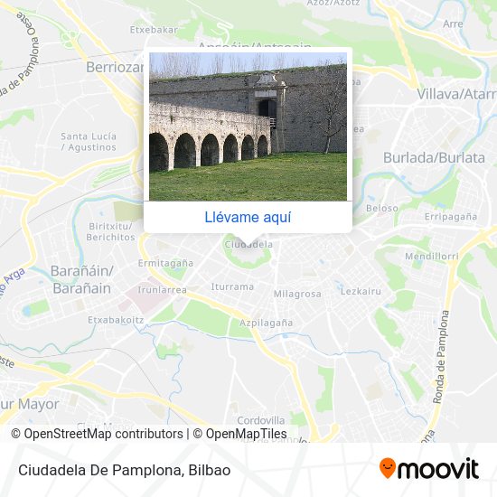 Mapa Ciudadela De Pamplona