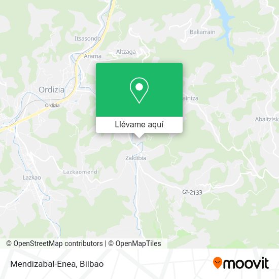 Mapa Mendizabal-Enea