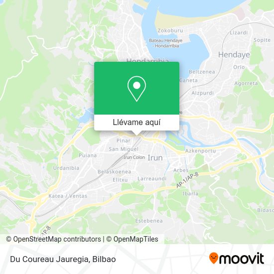 Mapa Du Coureau Jauregia