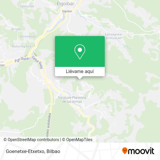 Mapa Goenetxe-Etxetxo