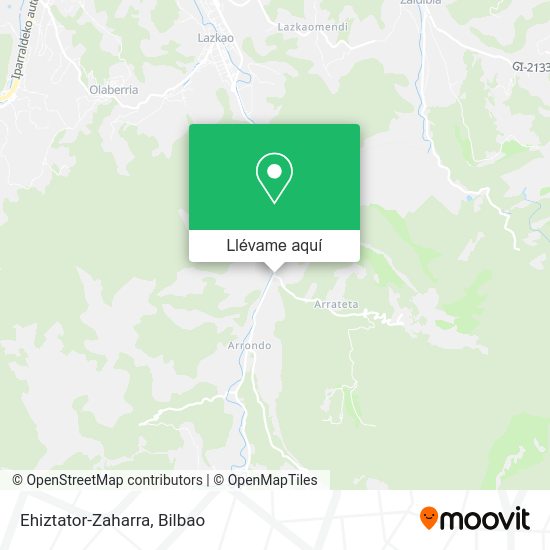 Mapa Ehiztator-Zaharra