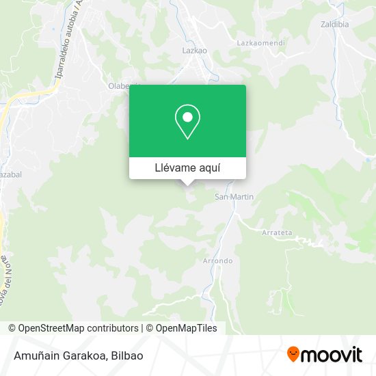 Mapa Amuñain Garakoa