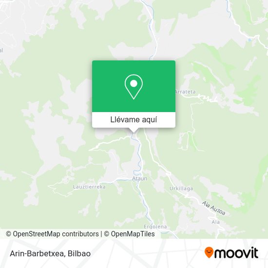 Mapa Arin-Barbetxea