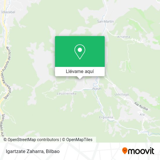 Mapa Igartzate Zaharra