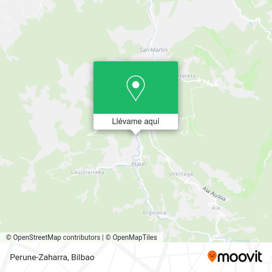 Mapa Perune-Zaharra