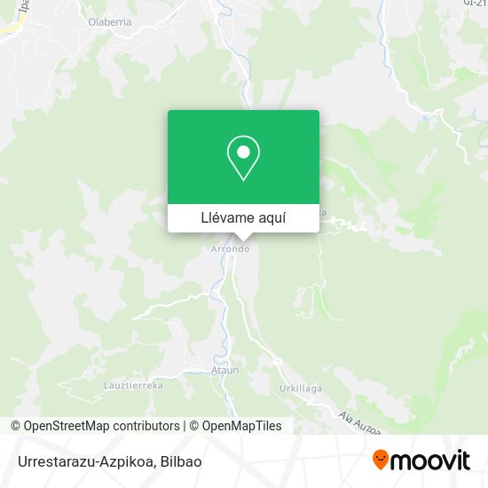 Mapa Urrestarazu-Azpikoa