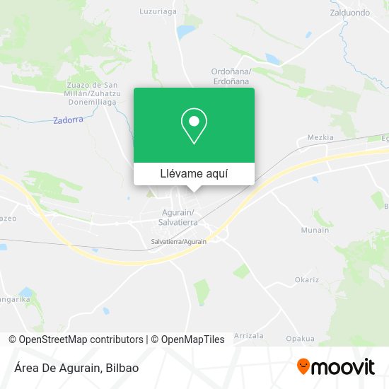 Mapa Área De Agurain