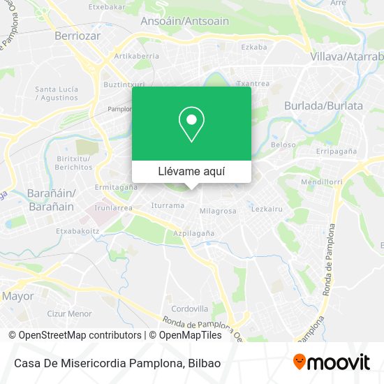 Mapa Casa De Misericordia Pamplona