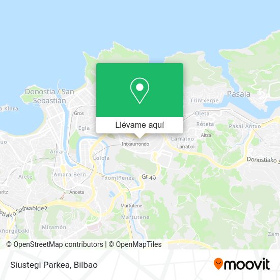 Mapa Siustegi Parkea