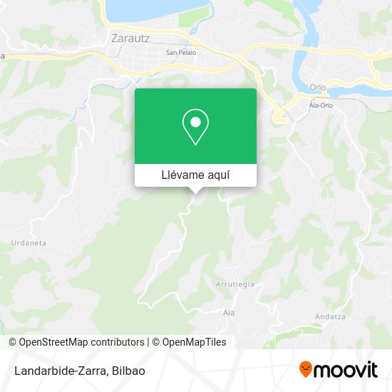 Mapa Landarbide-Zarra