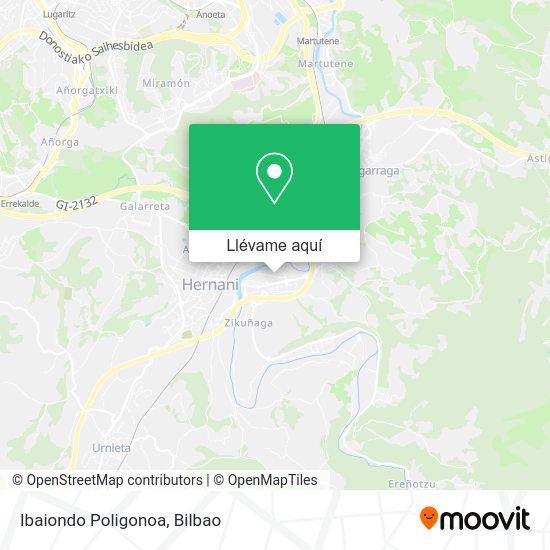 Mapa Ibaiondo Poligonoa