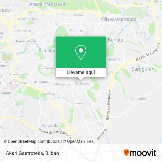 Mapa Akari Gastroteka