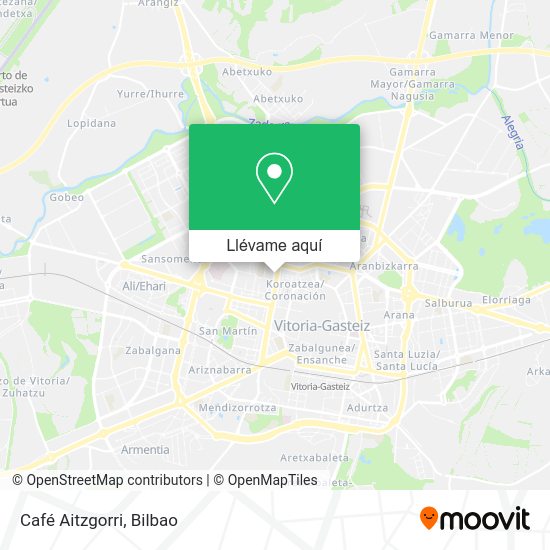 Mapa Café Aitzgorri