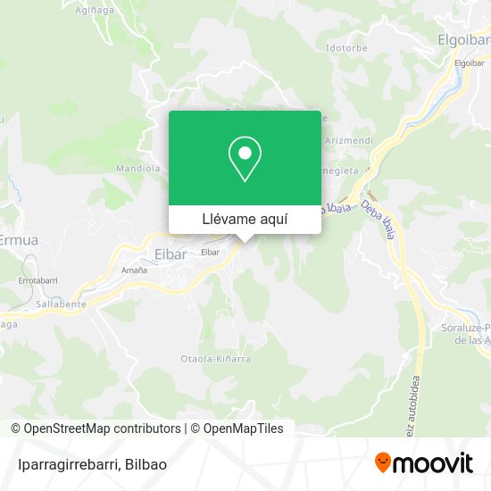 Mapa Iparragirrebarri