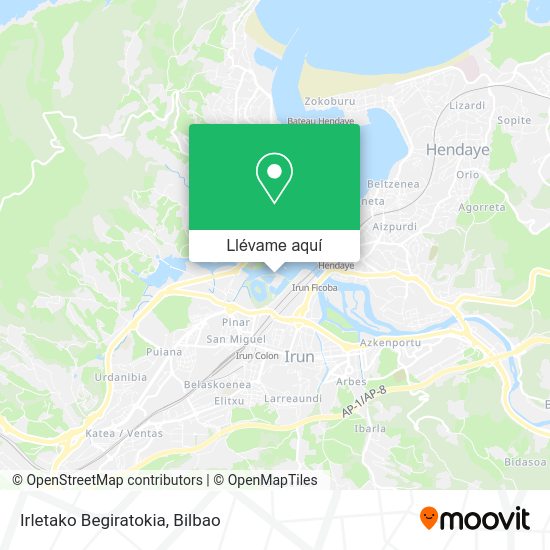 Mapa Irletako Begiratokia